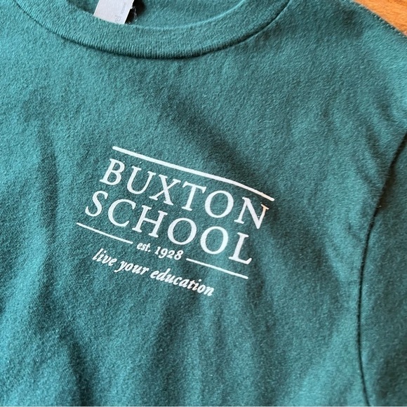 Next Level Apparel Buxton School Green T-Shirt 🏫 💚 - Picture 2 of 4